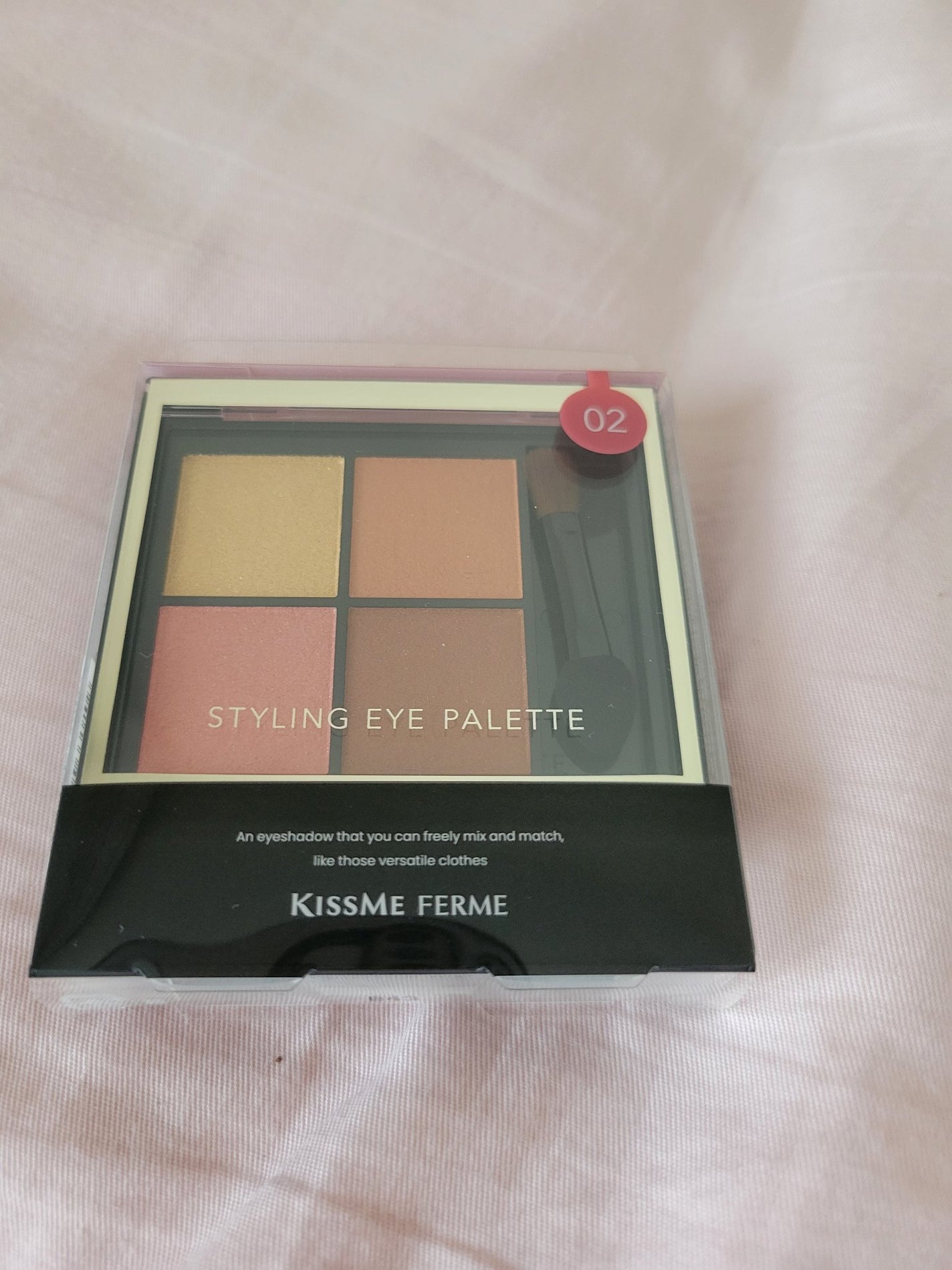 キスミー フェルム スタイリングアイパレット/キスミー フェルム/アイシャドウパレットを使ったクチコミ(1枚目)
