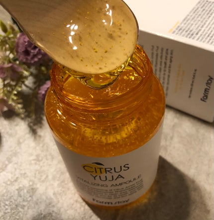 シトラスゆずバイタライジングアンプル/Farmstay/美容液を使ったクチコミ(2枚目)