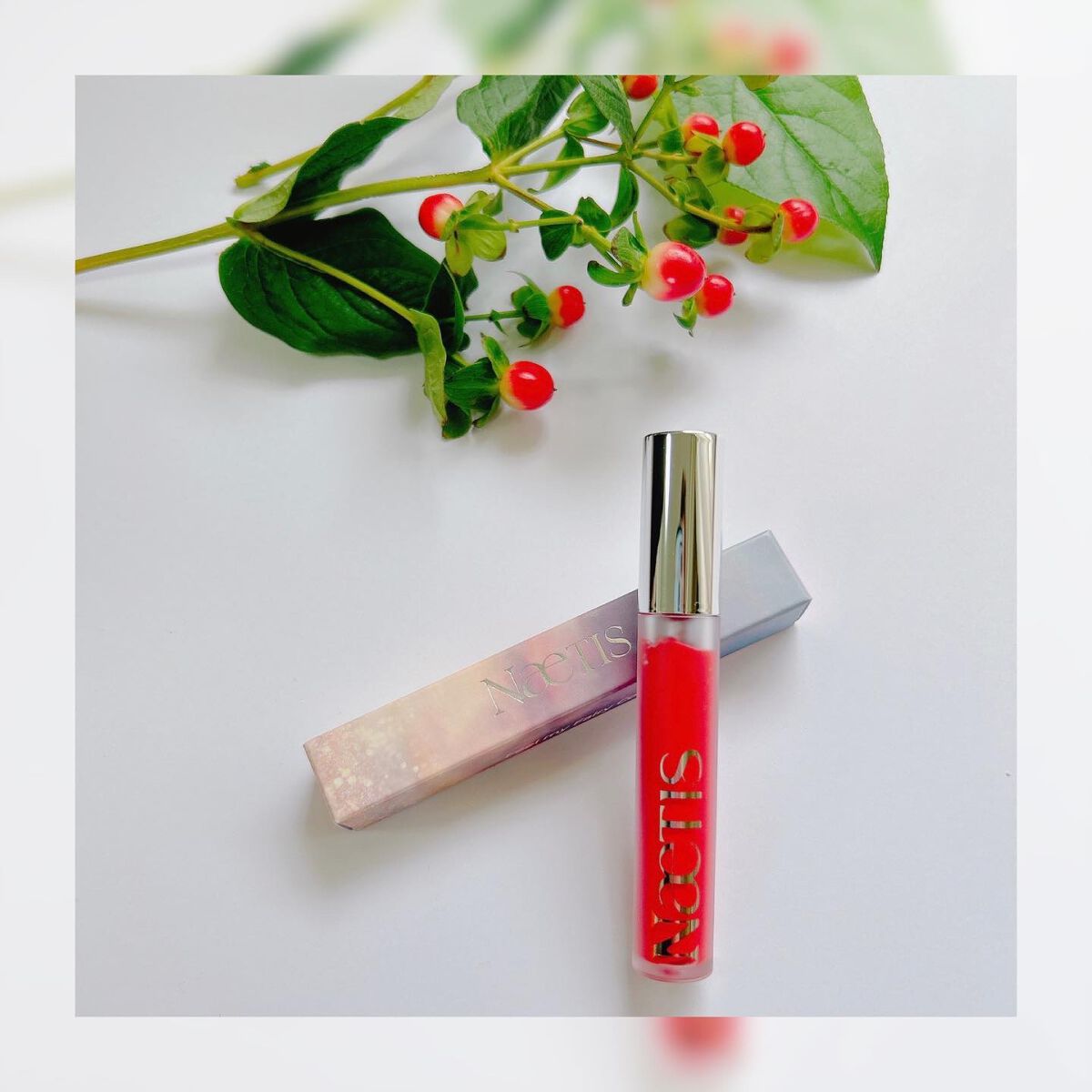 フェアリーコアステイブラーベルベットティント 501 Seoul elf/NaeTIS/リップティントを使ったクチコミ（3枚目）