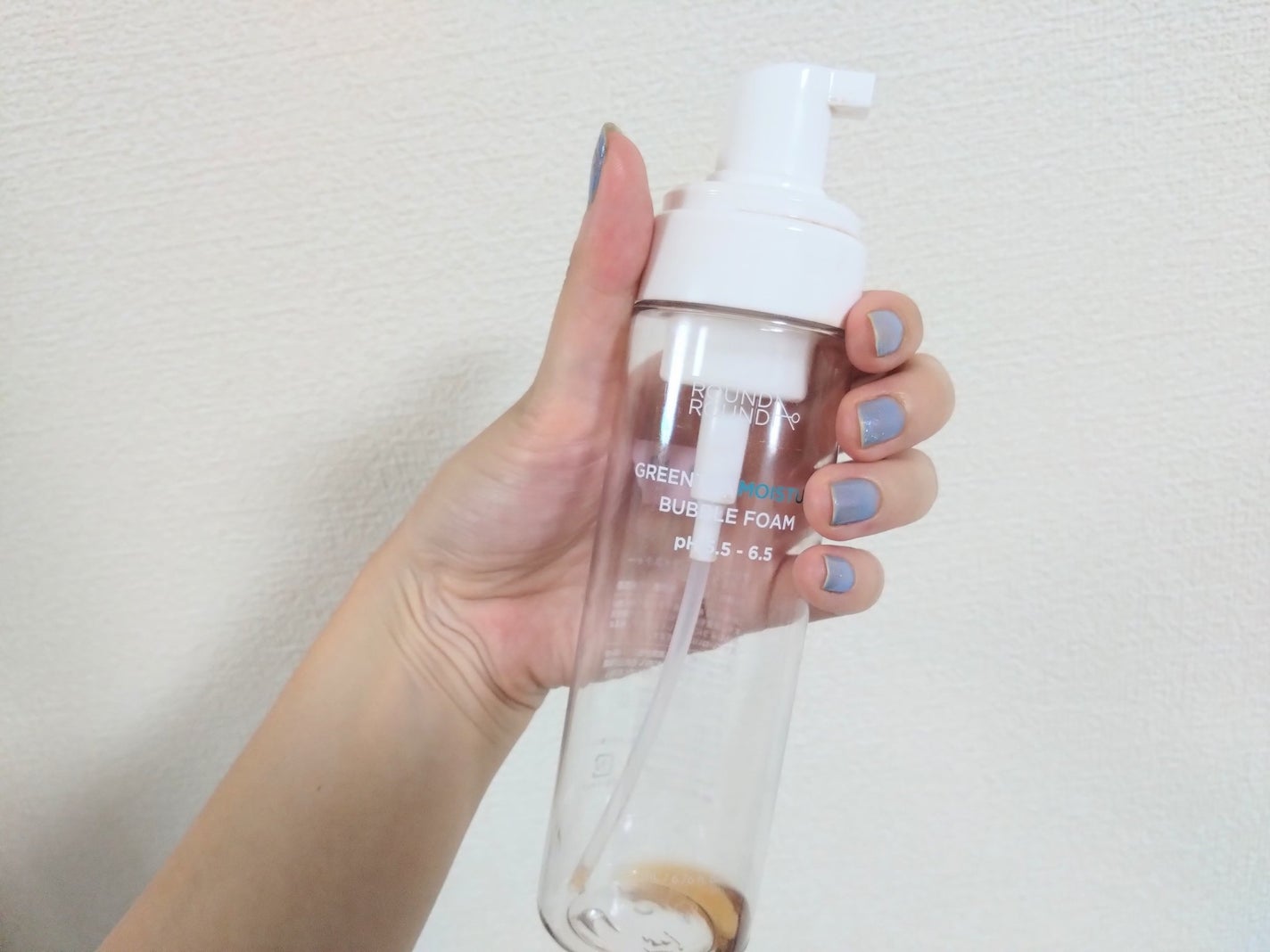 グリーンティーモイスチャーバブルフォーム/ラウンドアラウンド/泡洗顔を使ったクチコミ(1枚目)