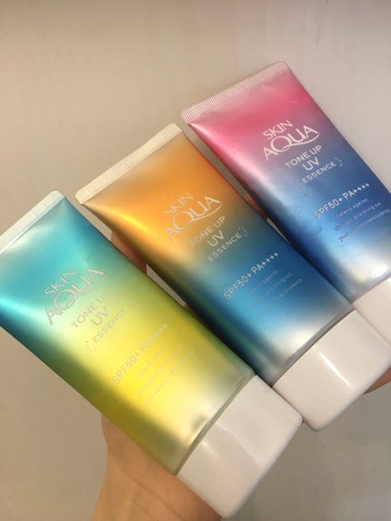 スキンアクア トーンアップUVエッセンス/スキンアクア/日焼け止めクリームを使ったクチコミ(2枚目)