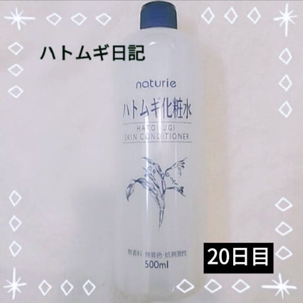ハトムギ化粧水(ナチュリエ スキンコンディショナー R )/ナチュリエ/化粧水を使ったクチコミ(1枚目)