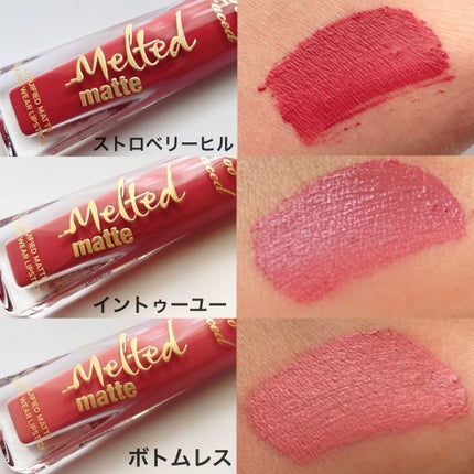 メルテッド リキッド マット ロングウェア リップスティック ボトムレス(新色)/Too Faced/口紅の画像
