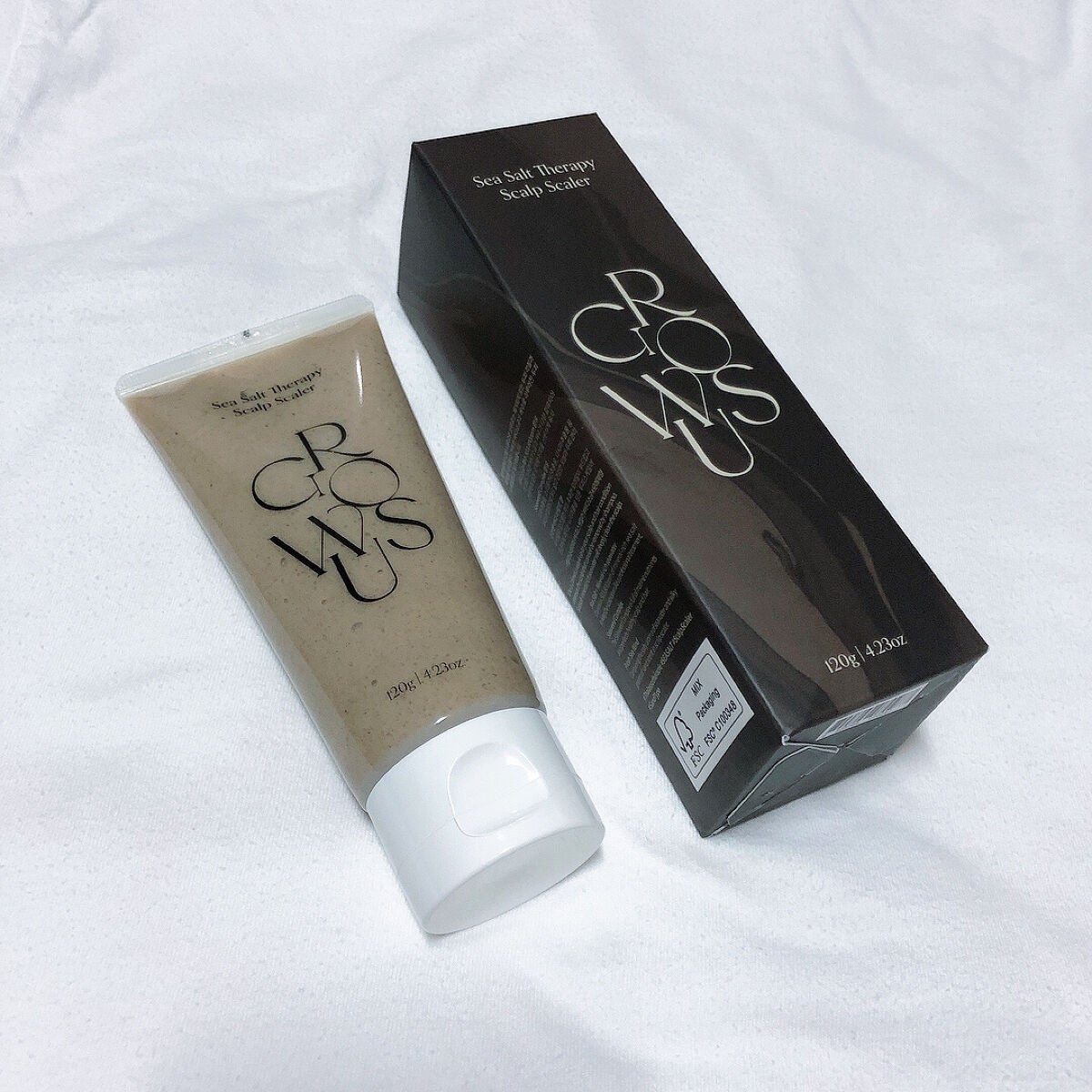 シーソルトセラピースカルプスケーラー/GROWUS/ヘッドスクラブを使ったクチコミ(4枚目)