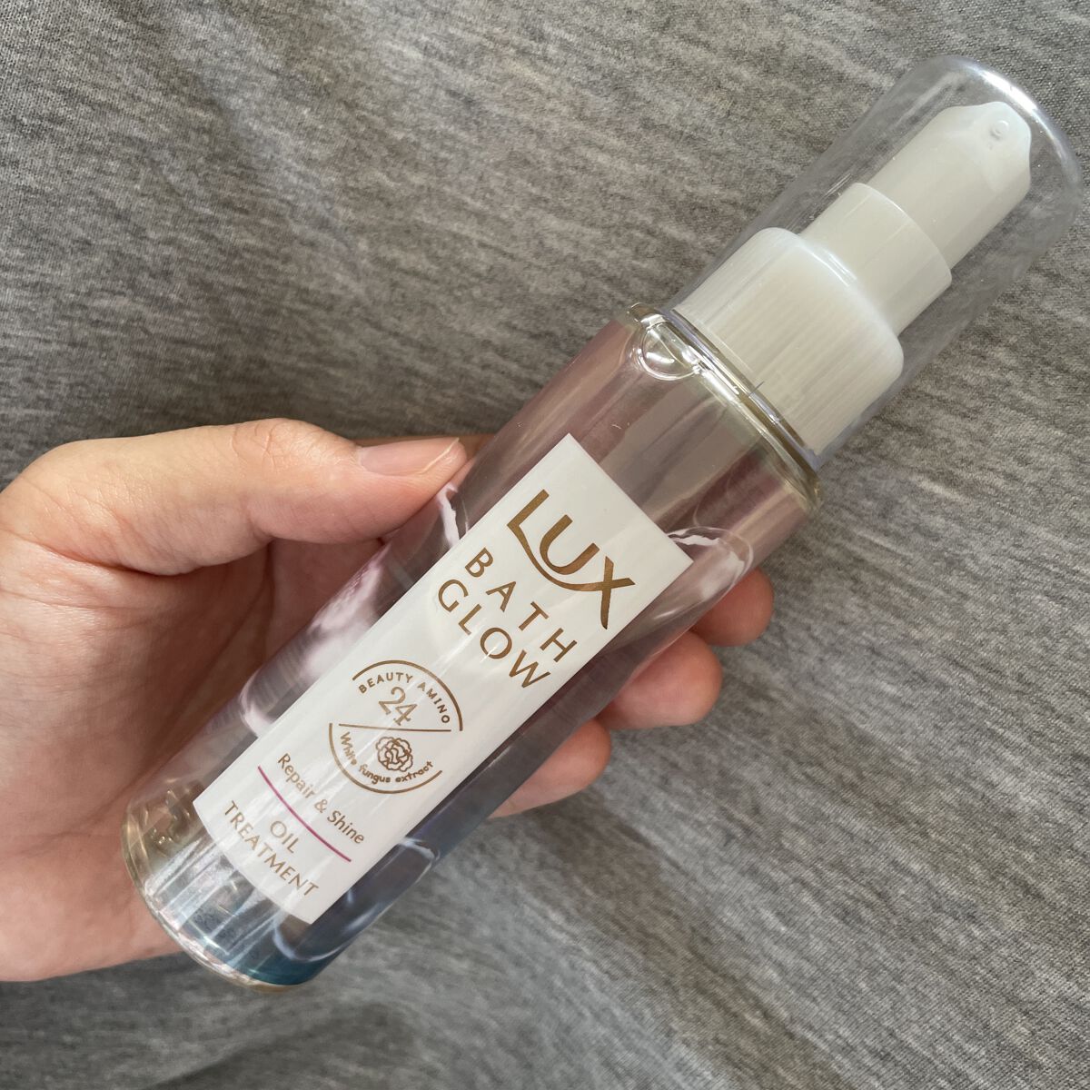 バスグロウ リペア&シャイン オイルトリートメント/LUX/アウトバストリートメントを使ったクチコミ（1枚目）