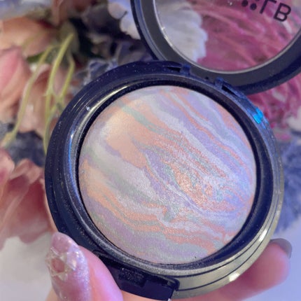 マーブルハイライター/LB/パウダーチークを使ったクチコミ(9枚目)