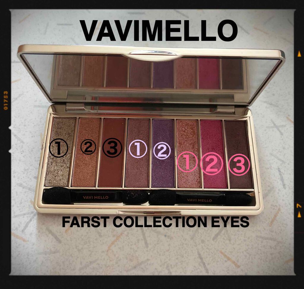 ファーストコレクションアイズ/VAVI MELLO/アイシャドウパレットを使ったクチコミ（1枚目）