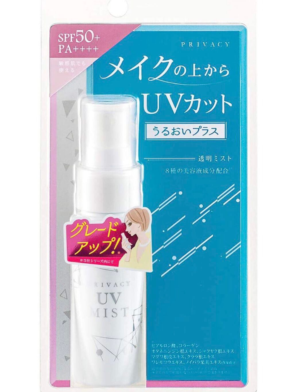 UVミスト50/プライバシー/日焼け止めミスト・スプレーを使ったクチコミ(1枚目)