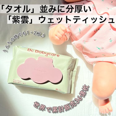 ♡Bc Babycare♡
　紫雲ウェットティッシュ"80枚入"
　【参考価格 ¥3,960〜¥11,880】MADE IN CHINA


オンラインショップでは12パックから購入できます🛒
・12パ