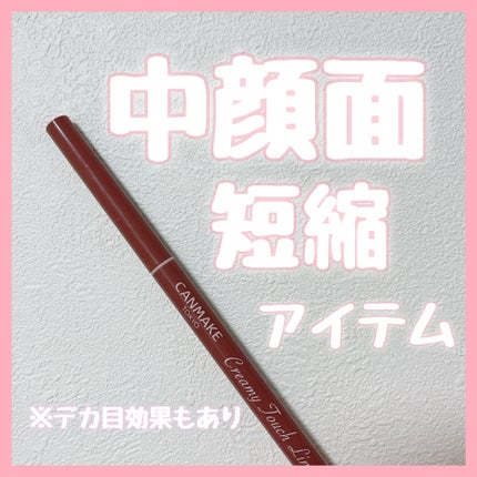 クリーミータッチライナー/キャンメイク/ジェルアイライナーを使ったクチコミ(1枚目)