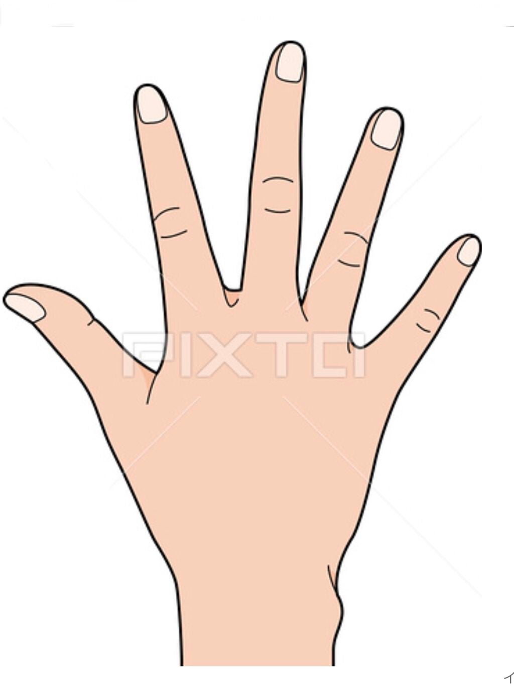 wakana on LIPS 「指が細くなる方法を教えてください!!w(・3・)教えて#はじめ..」(1枚目)