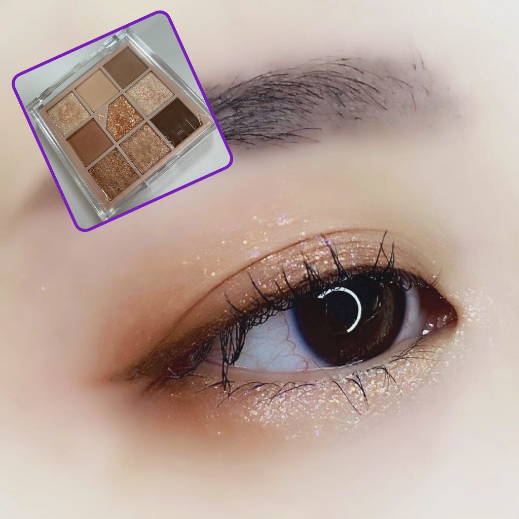 グリッターペディアアイパレット/unleashia/アイシャドウパレットを使ったクチコミ(1枚目)