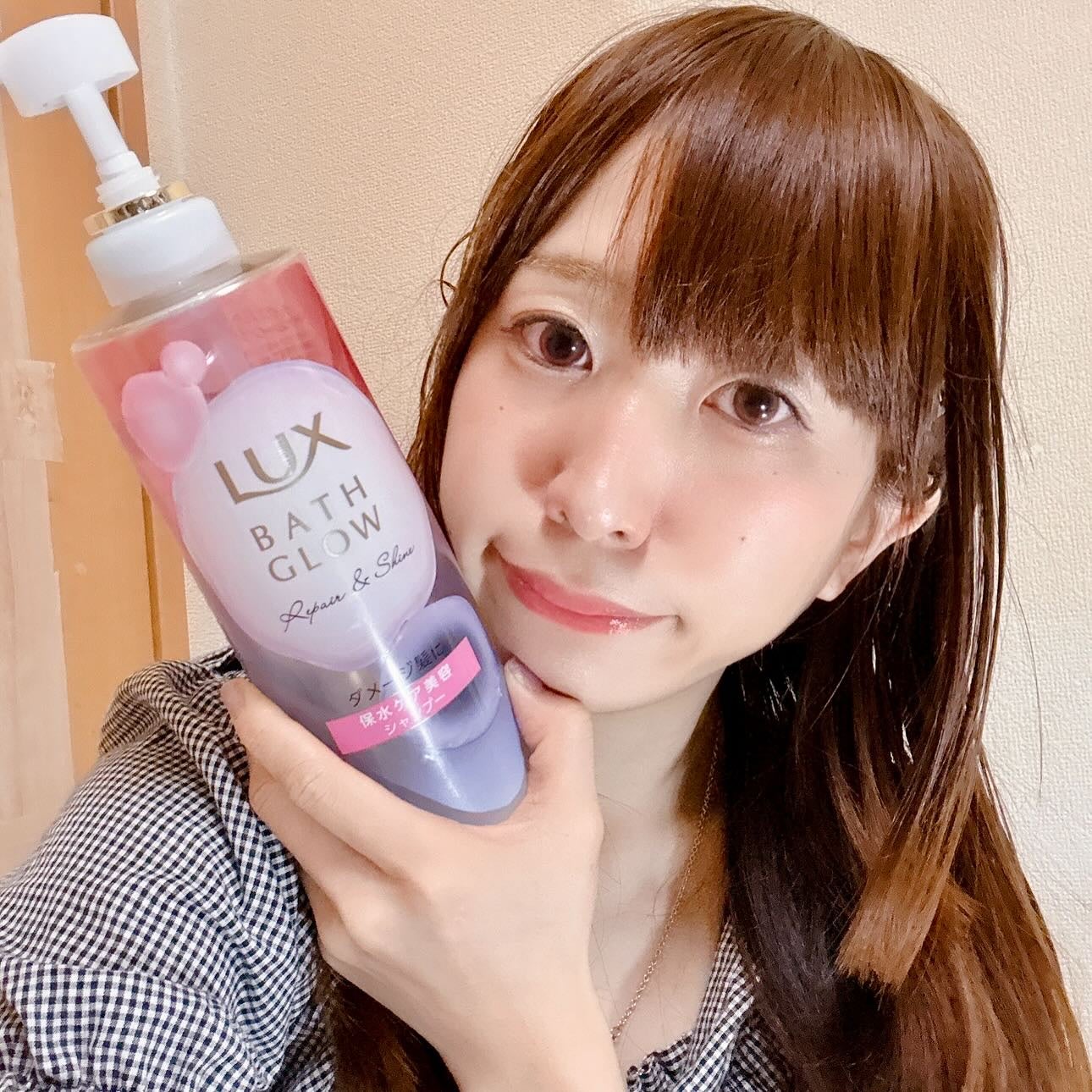 バスグロウ リペア&シャイン シャンプー / トリートメント/LUX/市販シャンプーを使ったクチコミ(1枚目)