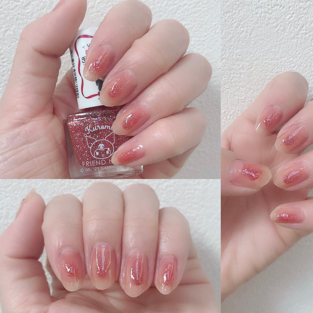 フレンドネイル(リニューアル品) /DAISO/マニキュアを使ったクチコミ(4枚目)