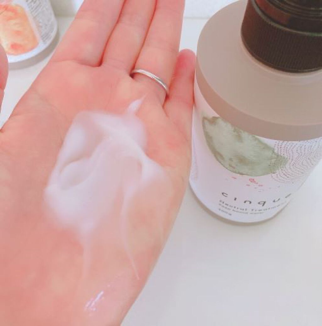 サンクオーガニックシャンプー/ニュートラルトリートメント/cinque/市販シャンプーを使ったクチコミ（3枚目）