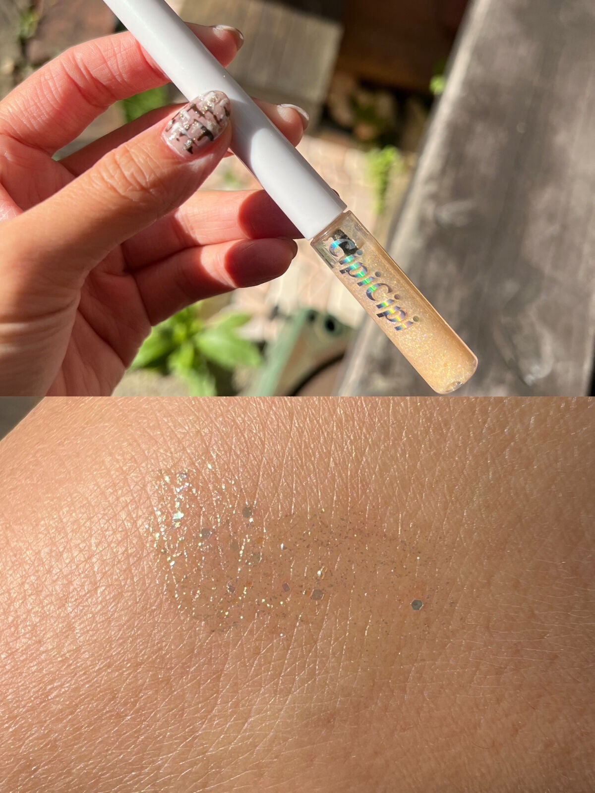 グリッター イルミネーションライナー R/CipiCipi/リキッドアイライナーを使ったクチコミ(3枚目)