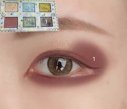 スワンプリンセス アイシャドウパレット/FLORTTE/アイシャドウパレットを使ったクチコミ(4枚目)