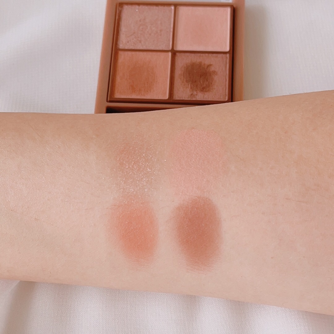 ベージュトーンアイシャドウ/CEZANNE/アイシャドウパレットを使ったクチコミ（2枚目）