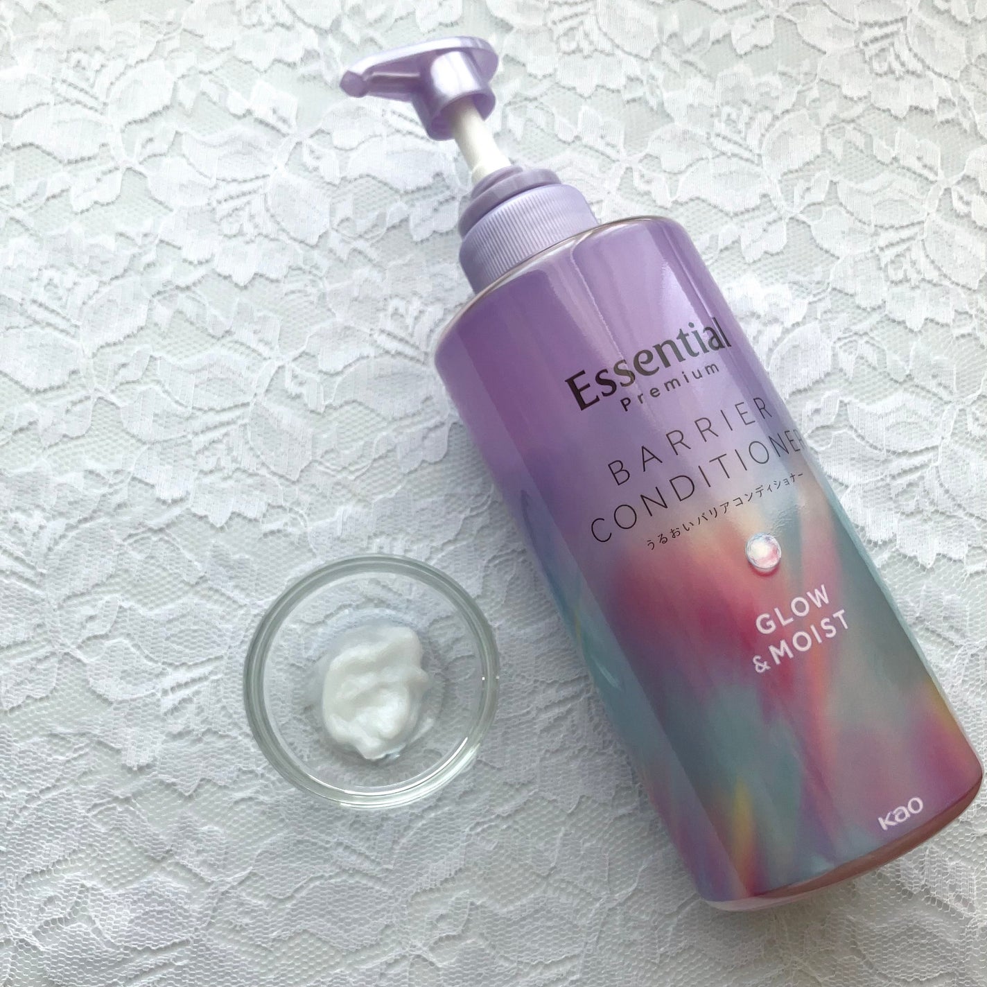 エッセンシャル プレミアム うるおいバリアシャンプー/コンディショナー グロウ&モイスト/エッセンシャル/市販シャンプーを使ったクチコミ(3枚目)