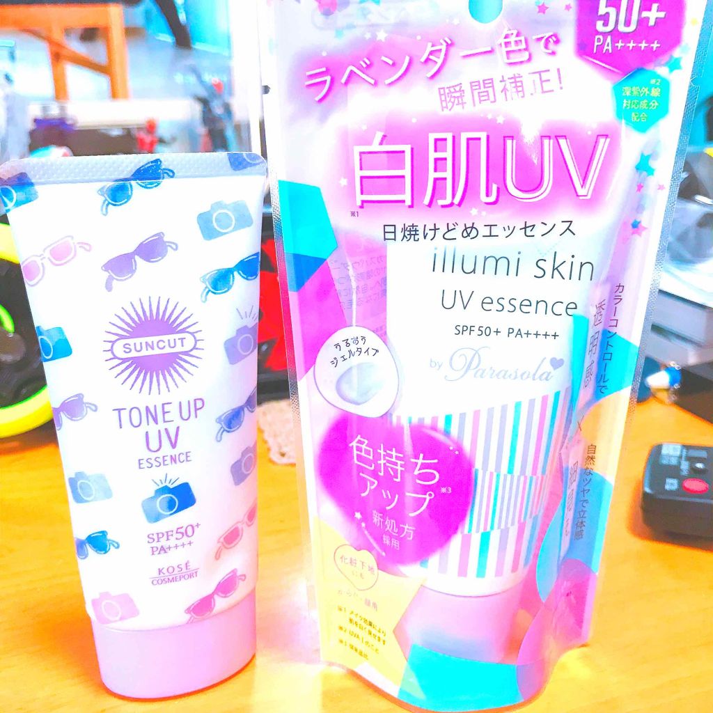 パラソーラ イルミスキン UVエッセンス Ｎ(旧品)/パラソーラ/日焼け止め・UVケアを使ったクチコミ（1枚目）