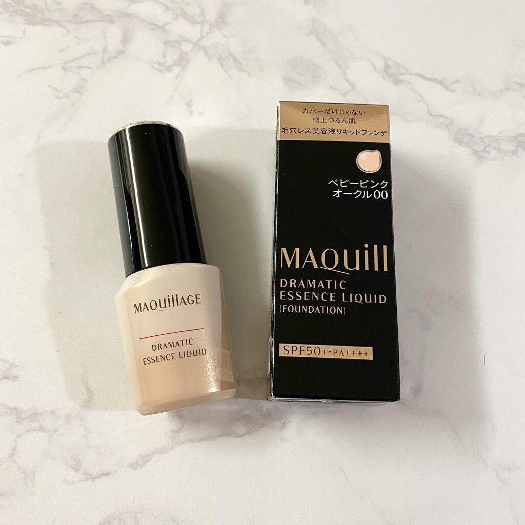 ドラマティックエッセンスリキッド/マキアージュ/リキッドファンデーションを使ったクチコミ(1枚目)