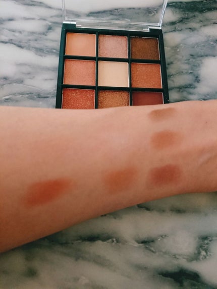 UR GLAM BLOOMING EYE COLOR PALETTE/U R GLAM/アイシャドウパレットを使ったクチコミ(3枚目)