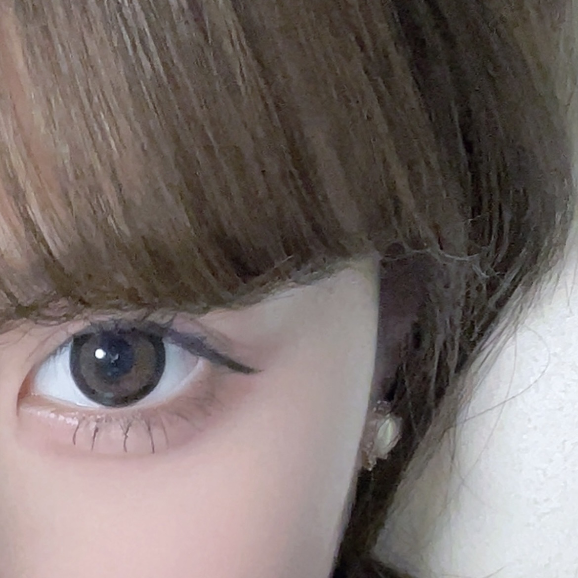 「密着アイライナー」ショート筆リキッド ブラックブラウン/デジャヴュ/リキッドアイライナーを使ったクチコミ（3枚目）