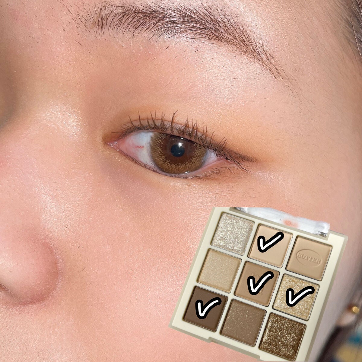 シャドウパレット/dasique/アイシャドウパレットを使ったクチコミ(2枚目)