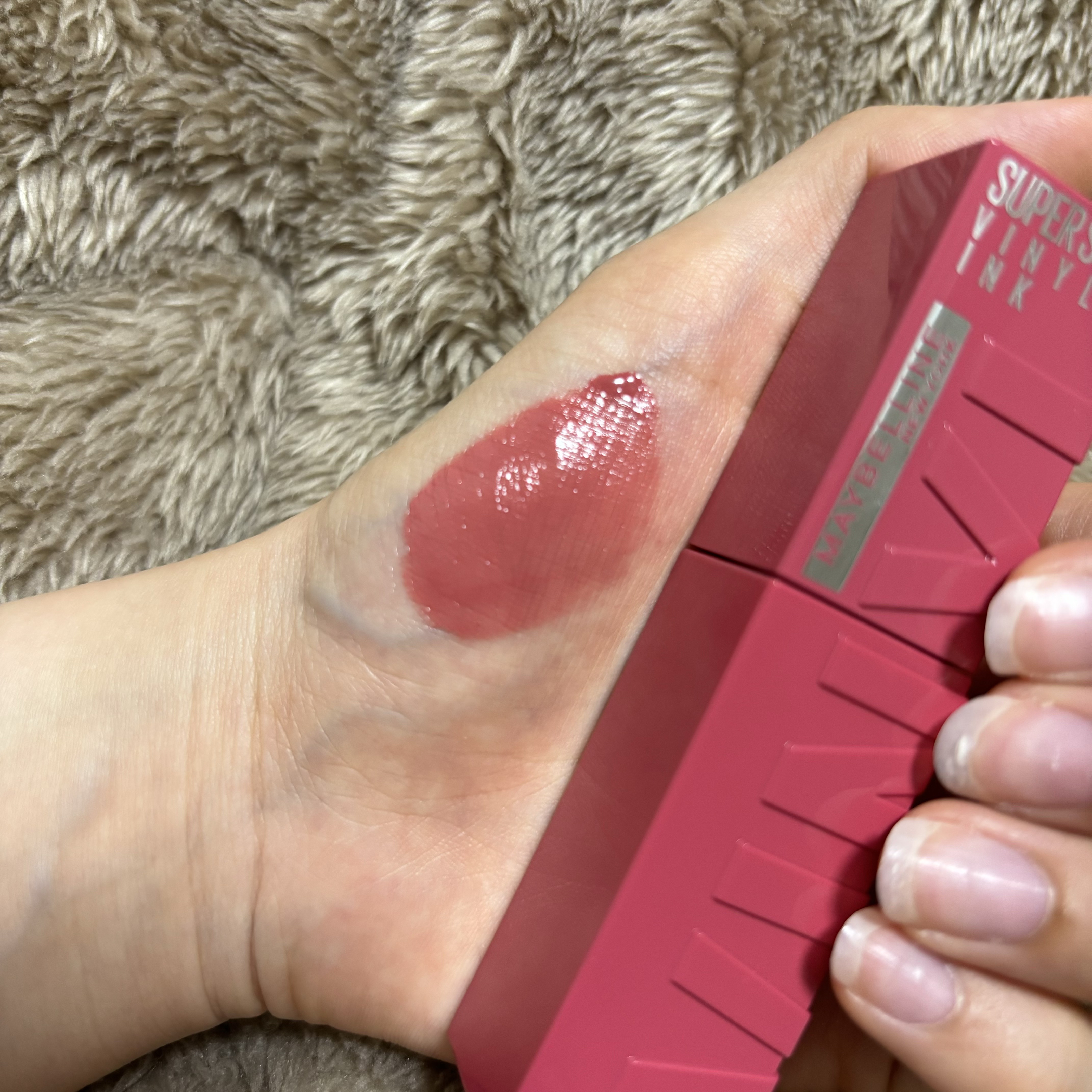 SPステイ ヴィニルインク 66 気まぐれなチェリーピンク/MAYBELLINE NEW YORK/口紅を使ったクチコミ（1枚目）