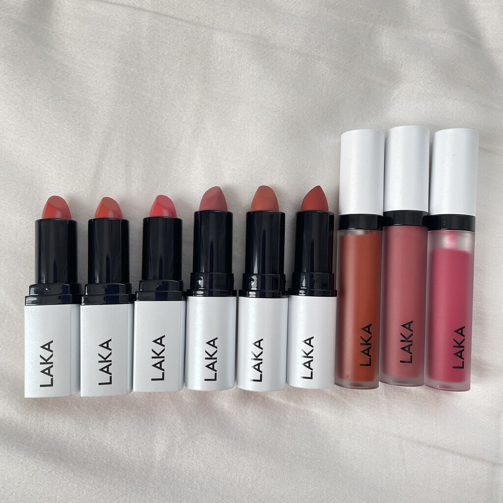 スムースマットリップスティック 02 SCOTT/Laka/口紅を使ったクチコミ（2枚目）
