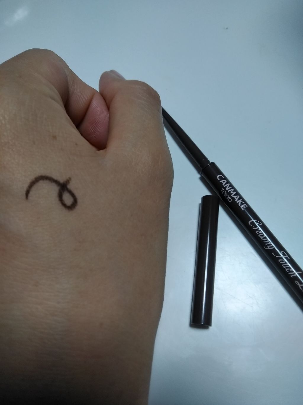 ハイパースリムジェルアイライナー/キャンメイク/ジェルアイライナーを使ったクチコミ(1枚目)