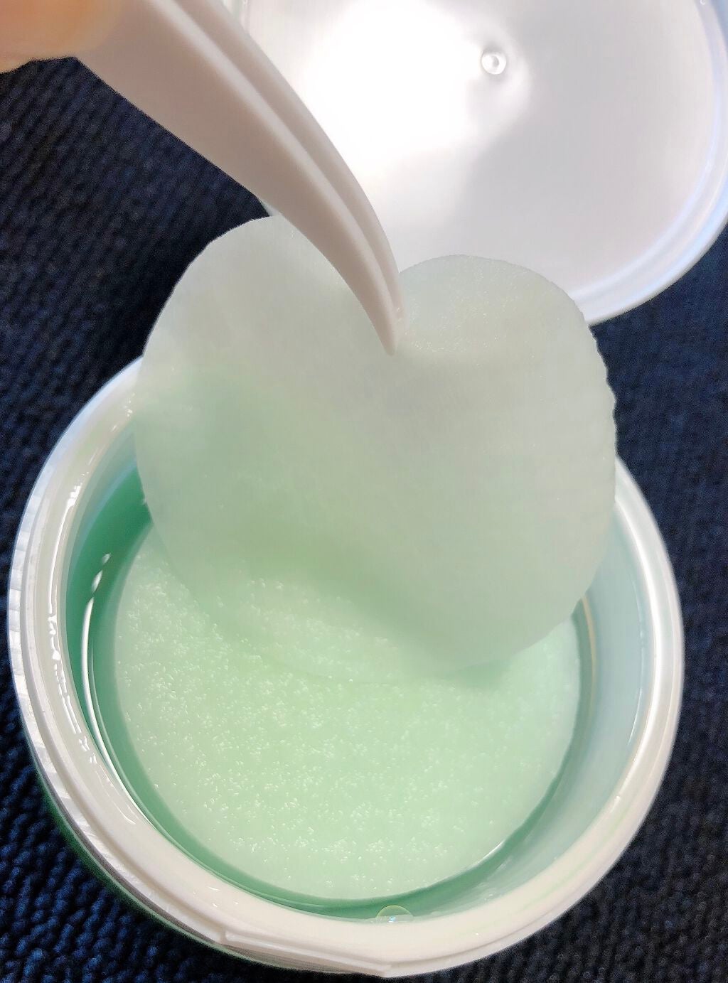 ティーツリーカーミングエッセンスパッド/MEDIHEAL/トナーパッドを使ったクチコミ(3枚目)