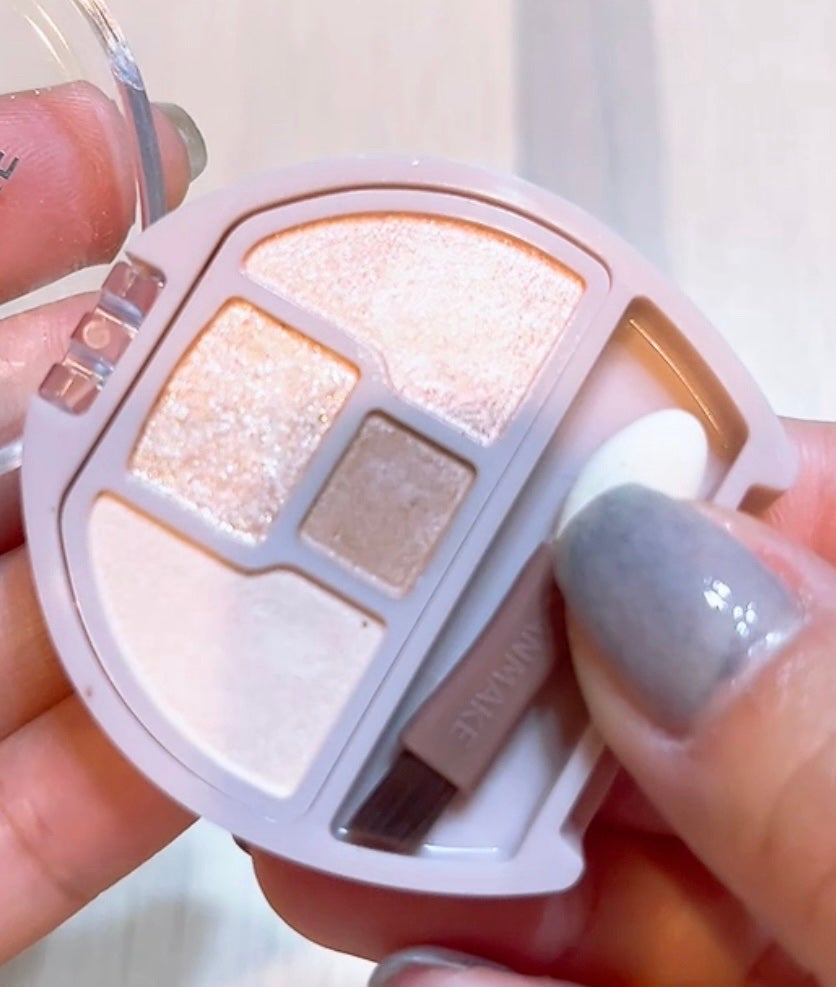 プランぷくコーデアイズ/キャンメイク/パウダーアイシャドウを使ったクチコミ(2枚目)