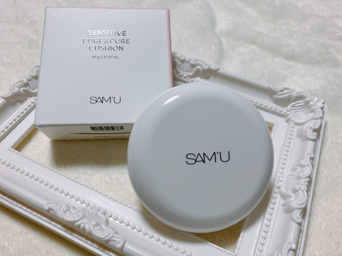 センシティブピュア&ピュアクッション/SAM'U/クッションファンデーションを使ったクチコミ(1枚目)