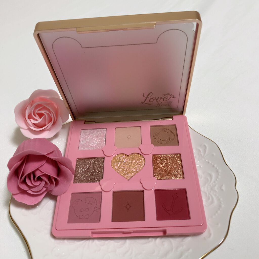Love Bear 9色 アイシャドウパレット/FlowerKnows/アイシャドウパレットを使ったクチコミ(4枚目)