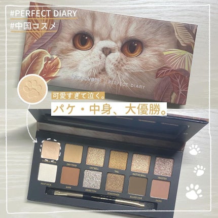 エクスプローラ12色 動物アイシャドウパレット/PERFECT DIARY/アイシャドウパレットを使ったクチコミ(1枚目)