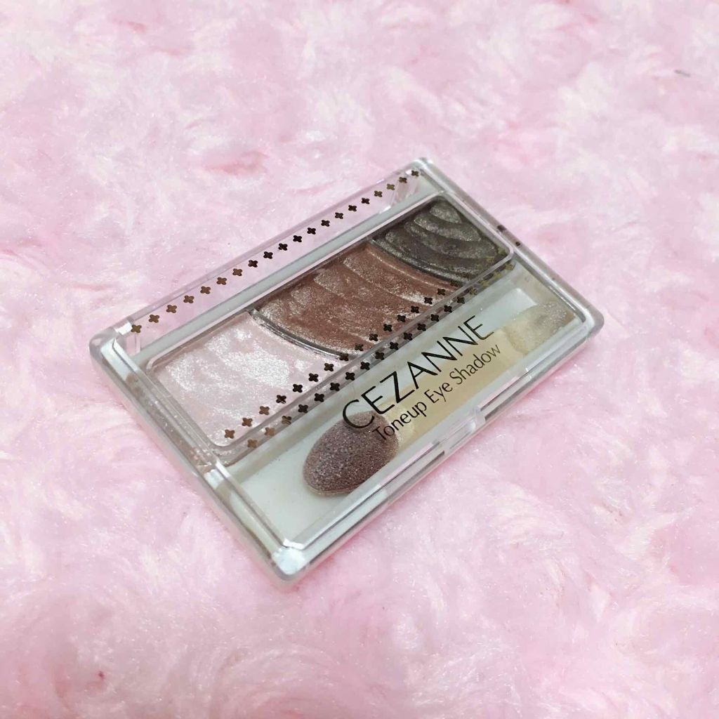 トーンアップアイシャドウ/CEZANNE/アイシャドウパレットを使ったクチコミ（1枚目）