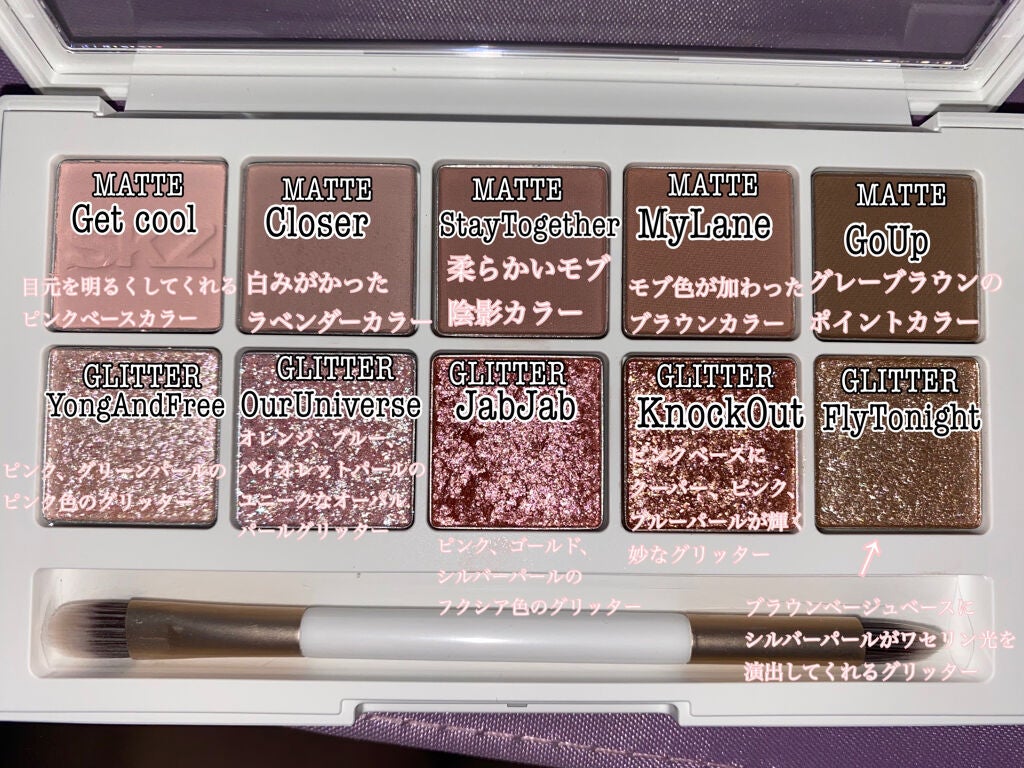 プロ アイ パレット/CLIO/アイシャドウパレットを使ったクチコミ(2枚目)