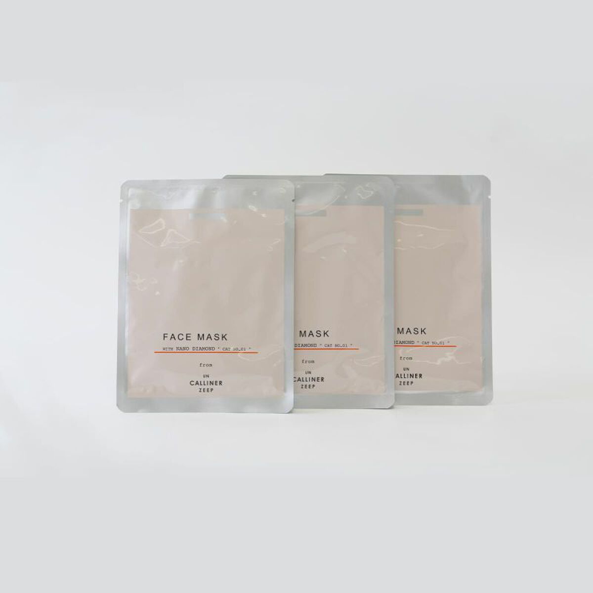 ナノダイヤモンド フェイスマスク ３シートボックス / UN CALLINER ZEEP