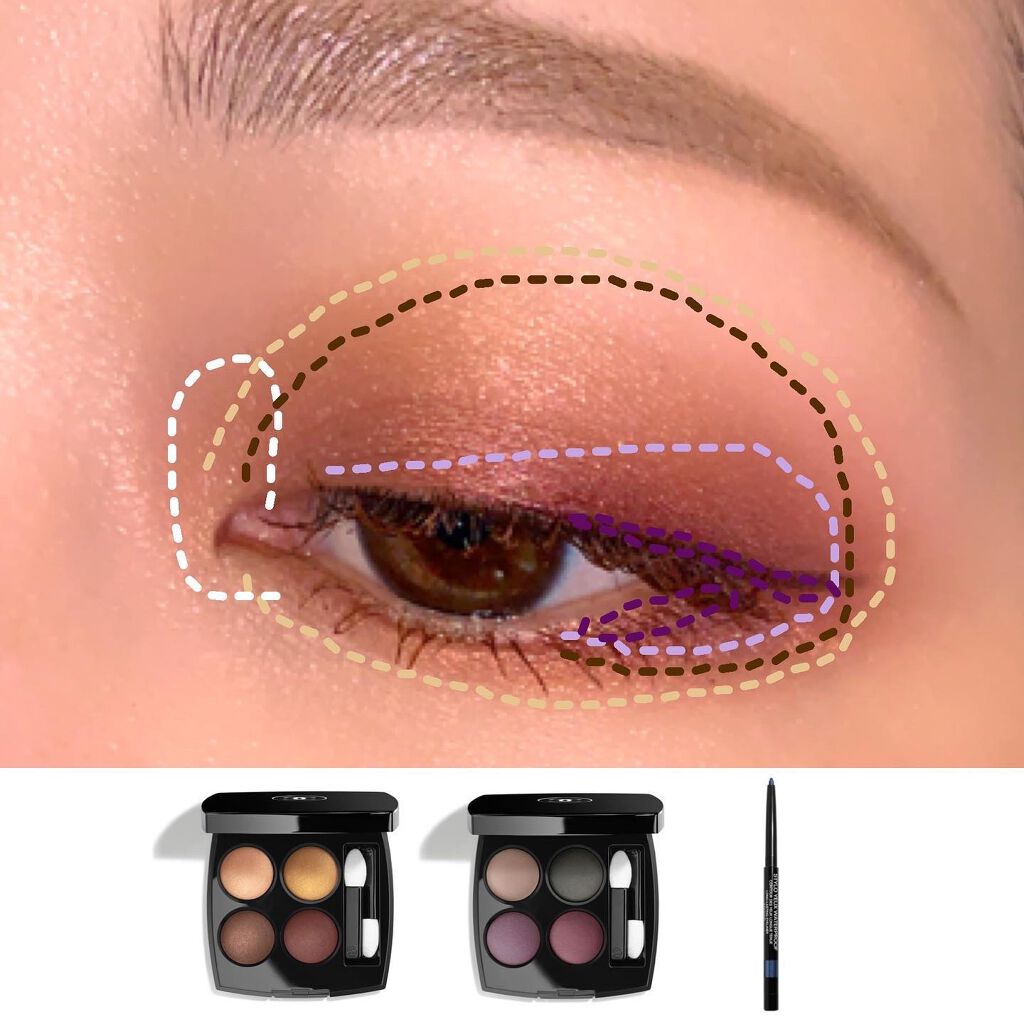 レ キャトル オンブル/CHANEL/アイシャドウパレットを使ったクチコミ(5枚目)