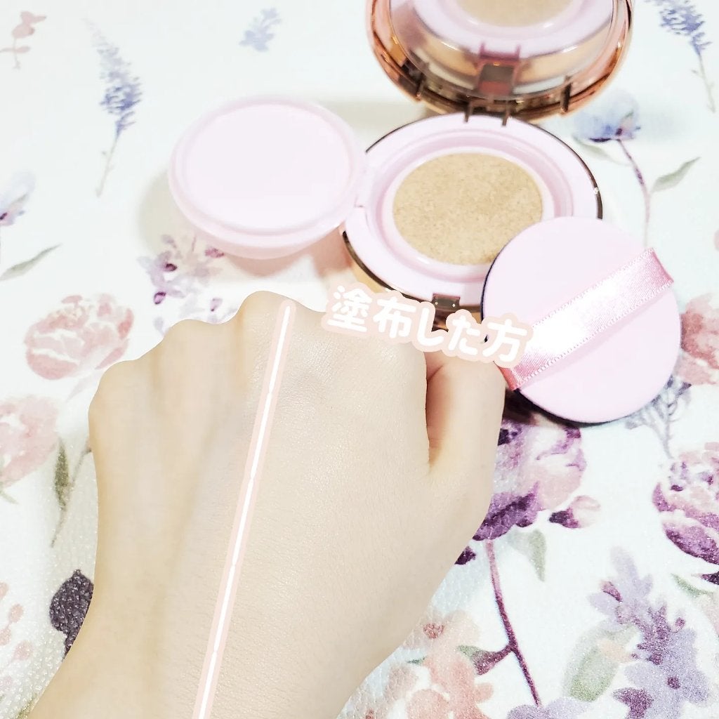 ピンクティーツリーカバークッション/APLIN/クッションファンデーションを使ったクチコミ(6枚目)