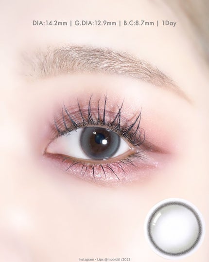 Double Tint 1day/OLENS/カラーコンタクトレンズを使ったクチコミ(3枚目)