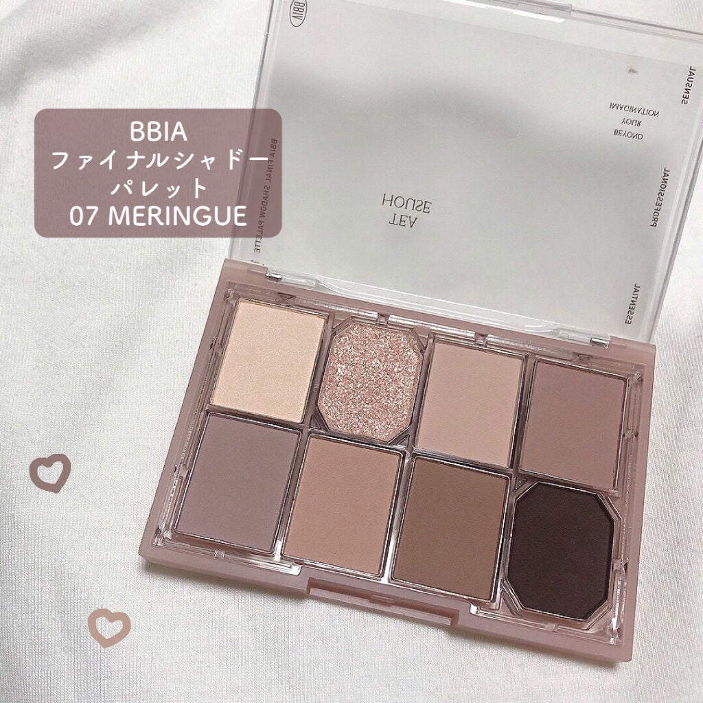 ファイナルシャドウパレット4/BBIA/アイシャドウパレットを使ったクチコミ(1枚目)