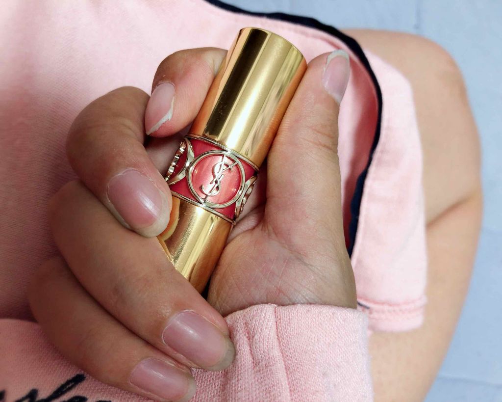 ルージュ ヴォリュプテ シャイン/YVES SAINT LAURENT BEAUTE/口紅を使ったクチコミ(1枚目)