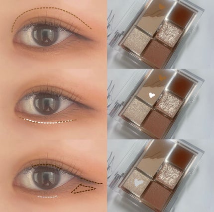 プロ アイパレット ミニ/CLIO/アイシャドウパレットを使ったクチコミ(2枚目)