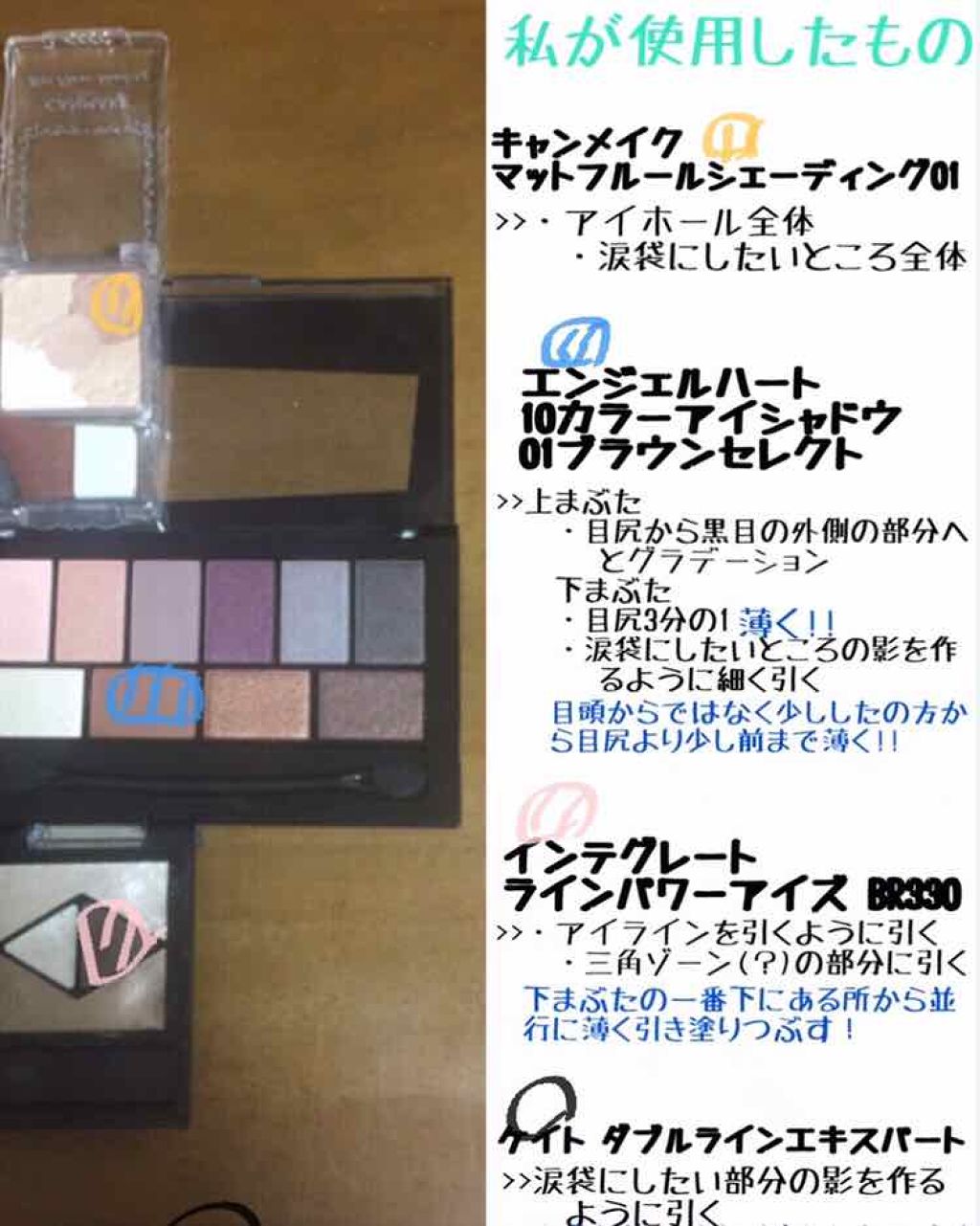 インテグレート ラインパワーアイズのクチコミ「【涙袋 今より存在をより強くしましょ】

下まぶた断崖絶壁ですか？
私は右目断崖絶壁です。
左.....」（2枚目）