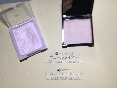 DEWY CHEEK COLOR/heme/パウダーチークを使ったクチコミ（3枚目）