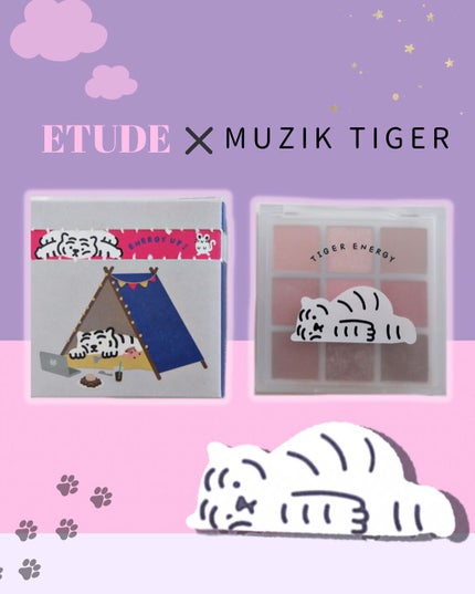 ムジークタイガープレイカラーアイズ/ETUDE/アイシャドウパレットを使ったクチコミ(1枚目)