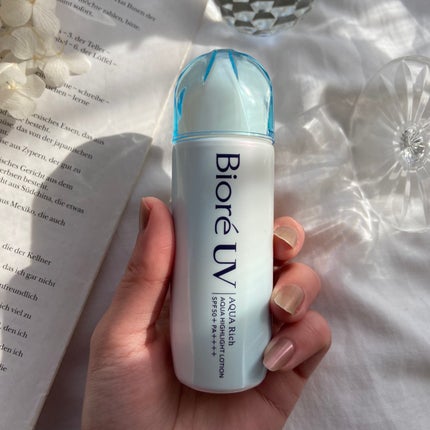 ビオレUV アクアリッチ アクアハイライトローション(水層ハイライトUV)/ビオレ/日焼け止めローションを使ったクチコミ(4枚目)