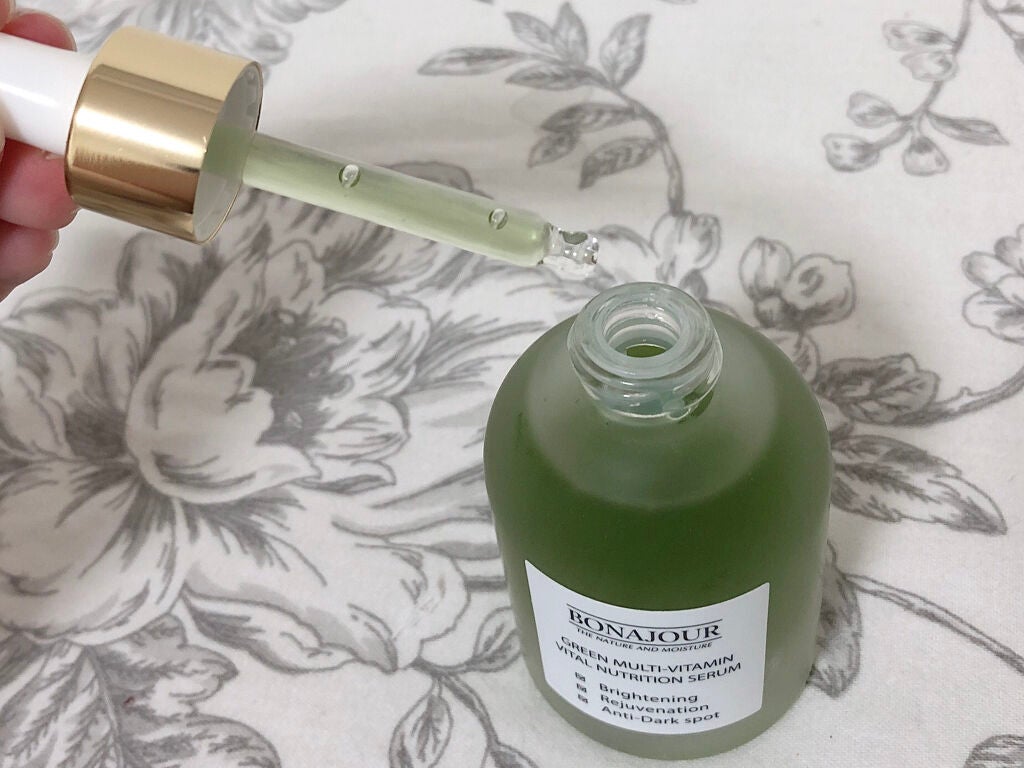グリーンビタミンセラム/Bonajour/美容液を使ったクチコミ(2枚目)